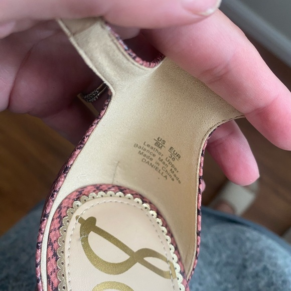 Sam Edelman Plaid Block Heels - Picture 2 of 3